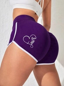 MURAMASA Women Sports Shorts - Màu tím - Xem 1