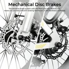 M3 Electric Bike For Adults,  Motor 48V 15A Ebike, 26''x4'' Fat Tire Electric Mountain Bike With 7 Speed Gears, Ebike For Commuting Dirt Mountain Beach Snow