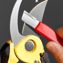 1 件。刀具和剪刀工具磨刀器，专业厨房刀具磨刀器 - 钨钢和水钻陶瓷磨刀石，可携带，花园剪刀，刀具和剪刀工具磨刀刃。适用于所有刀片，包括花园剪刀。多功能磨刀石，快速刀具磨刀器固定角度剪刀厨房刀自动切割工具，男士工具