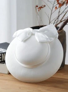 英国丝缎领结，复古缎子，适合宴会和婚礼场合酒会女士优雅礼品帽子，情人节