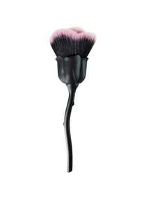 大號玫瑰粉色粉刷，適用於指甲灰塵和散粉，完美適用於化妝和美甲