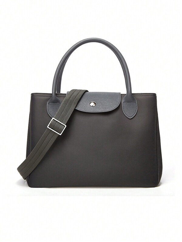 حقيبة كتف عمل متعددة المقصورات عملية بسحاب بالون الوحيد للجنسين مناسبة للخريف والشتاء، تصميم عتيق، حمالة كتف قابلة للتعديل، حقيبة تحمل كمبيوتر مربعة، حقيبة يد، حقيبة توت، حقيبة نسائية، حقيبة رجالية