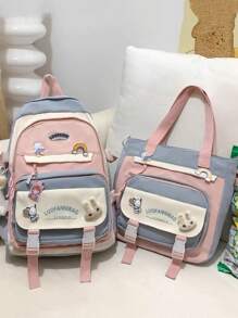 T60 Women Bag Sets - Màu xanh lam - Xem 5