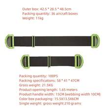 Travel And Moving Helper For Carrying Wood And Heavy Objects With Electric Assistance, Furniture And Paper Box Handling Tool With Binding Straps And Shoulder Rope - Black - View 6