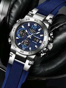 Foxbox Men's Fashionable Blue Digital Watch