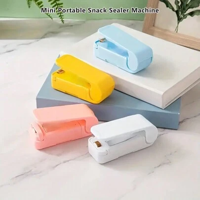 Máy đóng gói đồ ăn nhẹ cầm tay mini - Giữ độ tươi trong, giữ không khí thoát ra ngoài và tận hưởng sự tiện lợi khi di chuyển với hoạt động chạy bằng pin (Không bao gồm pin, điện áp hoạt động 36V)