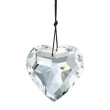 قطعة واحدة جهاز التقاط أشعة الشمس بشكل قلب كريستالي، حاصدات الشمس معلقة بوجود منشور زجاجي، صانع نمط للنوافذ والشرفة والمطبخ والحديقة ديكورات، هدية عيد الأم، ديكور المنزل و الغرفة و الجدران