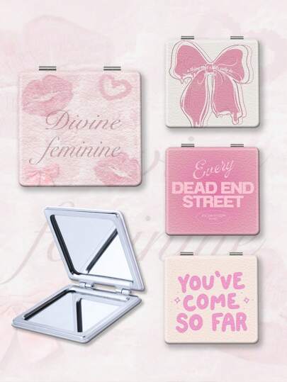 1 Piece Of Millennium Style Foldable Portable Ultra-Thin Pocket Mirror, Small Mirror, Small Dressing Mirror, Living Room Home Bedroom Bathroom Home Decoration, Travel Supplies, Wedding, Party, Birthday, Gift For Men's Mother And Father's Best Friend Teacher, New Year, Accessories, Interesting Gifts,Makeup,Cheap,Room Decor,Vanity,Travel,Bedroom,Makeup Accessories,Mirror,Vanity Mirror,Mini Mirror,Compact Mirror,Mirror Small,Hand Mirror,Cheap,Stocking Stuffers,Makeup,Makeup Tools,Cheap Stuff,Gifts,Gifts For Women,Christmas Gifts