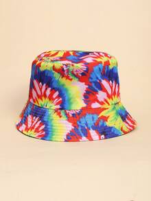 1pc American Flag Printed Fashionable Reversible Bucket Hat (Random Print Pattern) - Multicolor - View 10