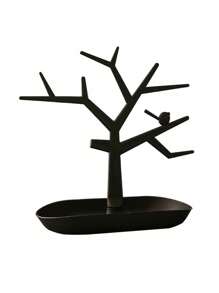 Árbol de joyería para colgar joyas, expositor de collar y aretes con forma de árbol para almacenamiento en la entrada o el dormitorio, organizador de joyas - Multicolor - Ver 9