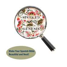 75pcs Spanish Bible Tags,Flower Theme, Spanish Laminated Bible Tags, Bible Tags, Spanish Bible Index Tags, Spanish Bible Book Tags, Spanish Book Tags Back To School