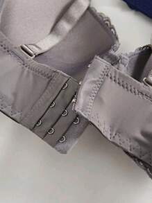 3 piezas de Brasier copa C Para mujer sexy Sosten con encaje Elegante Sujetador Sexy colores al azar - Multicolor - Ver 7