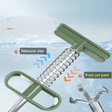 1pc Multi-Functional Kitchen Sink Drain Cleaner, Flexible Claw Grabber For Removing Blockage In Bathroom Toilet And Plumbing - Length:300cm/118in - View 2