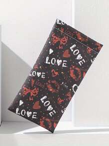 1 pieza Estuche plegable y portátil para gafas de mujer/niña con estampado - Multicolor - Ver 4