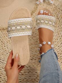 Women's Casual Slip-On Slip-On Sandals For Summer Beach Wear