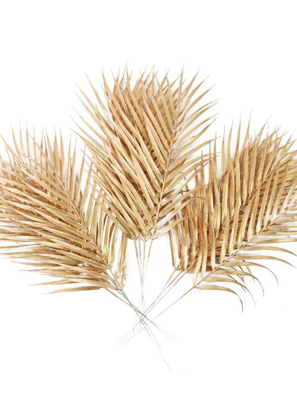10PCS/14PCS/20PCS Golden Artificial Palm Leaves Simulated Golden Plant Leaves Artificial Golden Sunflower Leaves Balloon Wreath Decoration Wedding Birthday Tropical Jungle Party Home Decoration ﻿, Valentine Day, Gift Gifts Graduation