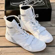 TOLLN Zapato De Boxeo Profesional Para Mujer, Zapato De Lucha De Alta Calidad, Zapatos De Entrenamiento De Competición, Zapatos De Lucha, Bota De Fitness