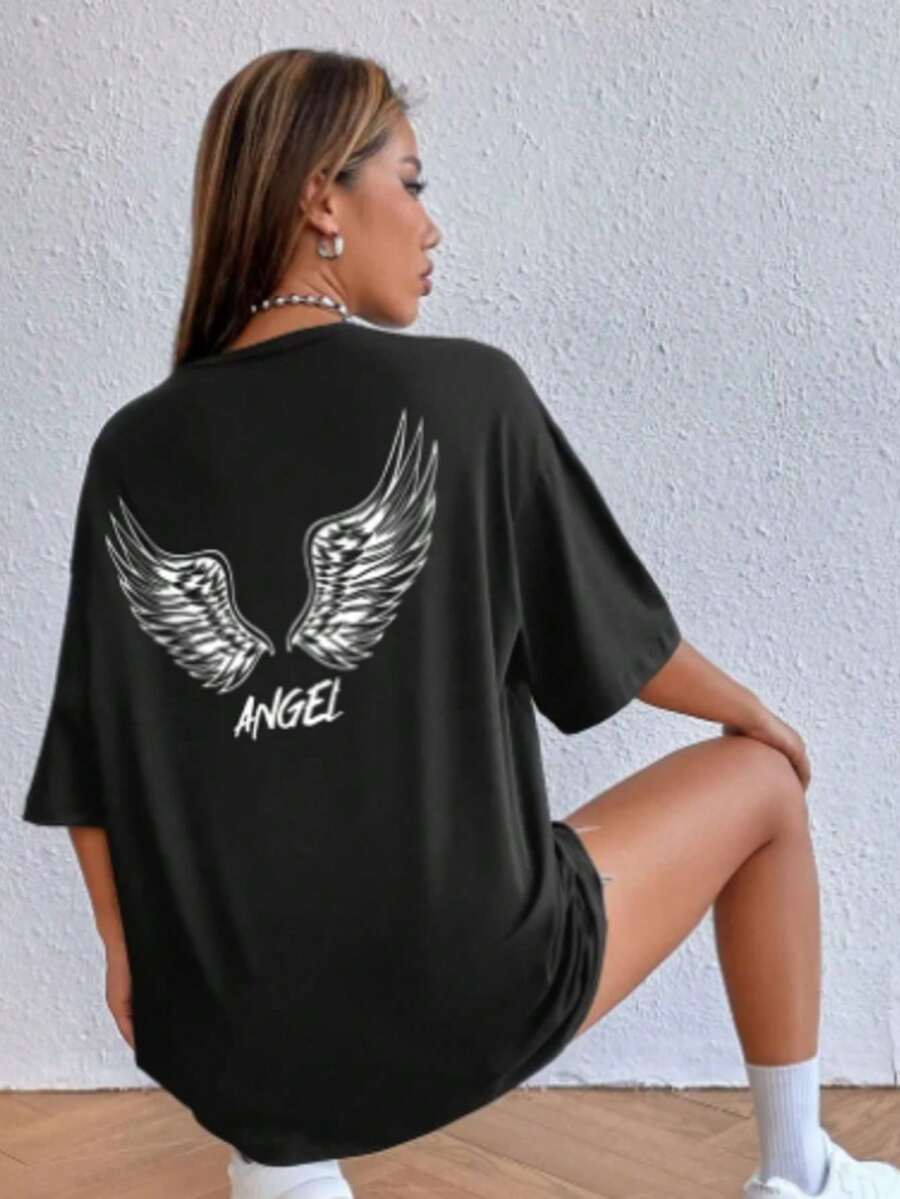 Women T-Shirts - màu đen - Xem 1