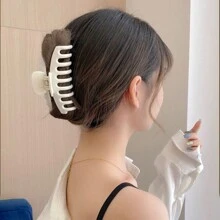 1 Peça Grande Presilha de Cabelo, Elegante Acessório de Cabelo para Cabelos Grossos, Presilhas de Cabelo para Mulheres - Multicolorido - Visão 8