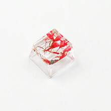 1 pieza Tecla de flor de resina ABS transparente hecho a mano para teclado mecánico, diseño OEM de altura R4 - Mejora tu experiencia de escritura - Multicolor - Ver 15