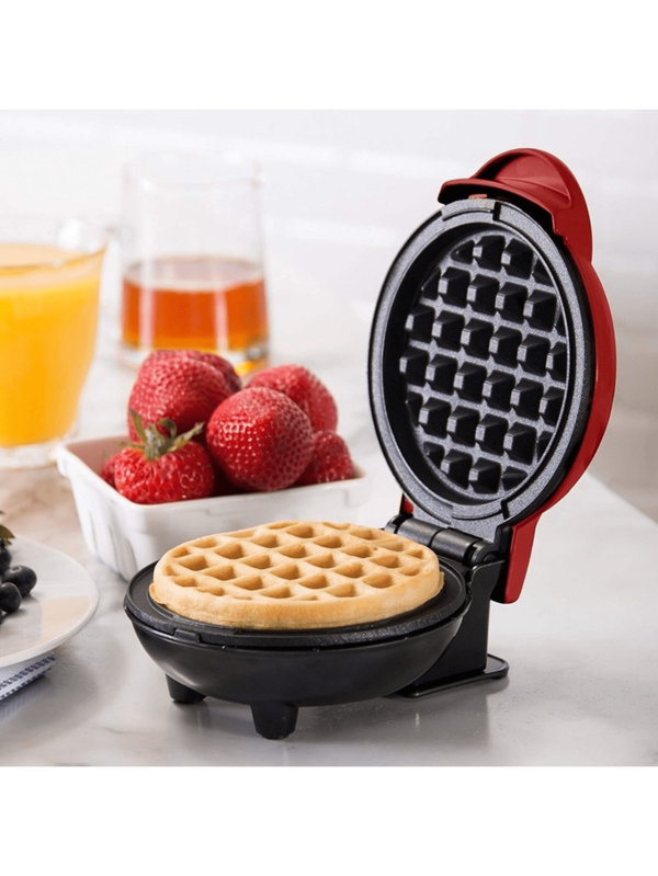 Mini Máquina de Waffle Elétrica Para Fazer Em Casa Mini Maquina Waffles Panela Elétrica Mini Maker