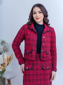 Women Two-Piece Outfits - Gỗ đỏ - Xem 3