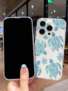 Sea Turtle Magic Hole High-Transparency Thickened Anti-Fall Colorful Painting Phone Case Compatible With IPhone 15Pro Max/ Compatible With IPhone 13/ Compatible With IPhone 14/ Compatible With IPhone 11/ Compatible With IPhone XS/ XR/ 7/ 8/ SE2/ Compatible With Samsung A50/ A12/ A32/ A52/ A72/ A51/ A21S/ A13/ A14/ S22 Ultra/ S23/ A33/ A53/ S20FE, Compatible With Xiaomi Compatible With Redmi 11, Compatible With Redmi Note 11/ 9A/ 9C/ X3 NFC/ Compatible With Redmi 10/ 9/ Note 9/ 12C/ Note 11 Pro/ Compatible With Redmi 10C/ Note 8Pro Phone Case Protective Cover,International Version, Not The Domestic Version - Multicolor - View 2