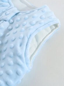Newborn Baby Sleeping Bag, 0-6 Months, Quilted Velour Backless Vest Style Swaddle Wrap Blanket For , With Sleeveless And Anti-Kick Design