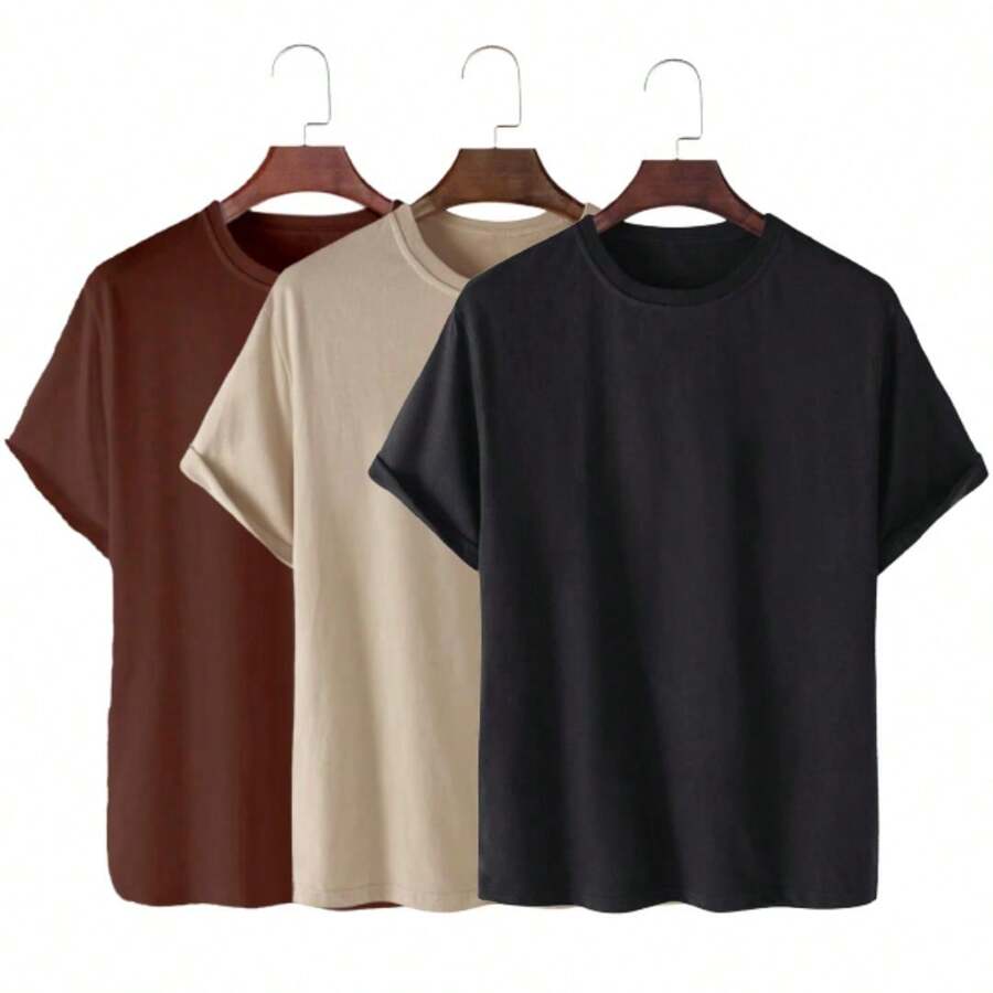 Men T-Shirts - Black - View 1