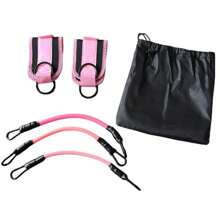 6pcs Leg Strength Ankle Strap Resistance Bands, Booty Glute Ankle Straps For Fitness Training, Assorted Color - Multicolor - View 2