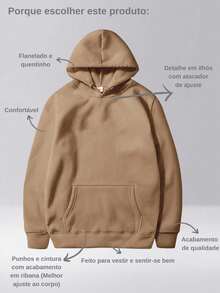 Men Hoodies - 米色 - 查看 3