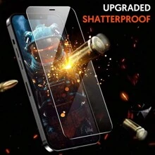 3 piezas Protector de pantalla de vidrio templado para 8/X/11/12/12Pro/13/13Mini/14/14Pro/14Pro Max/15Plus/15Pro Max, HD anti-arañazos