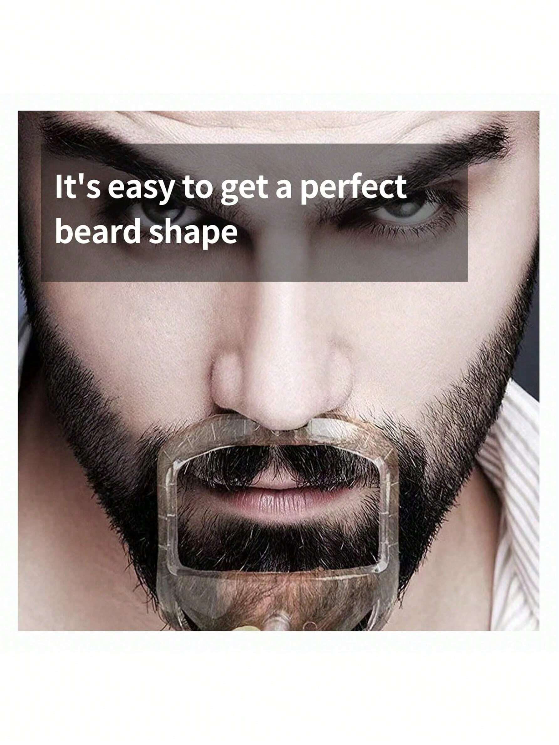 5PCS Goatee Beard Shaper Shaving Template Shaping & EdgeUp Tool For