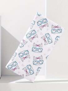 1 pieza Estuche plegable y portátil para gafas de mujer/niña con estampado - Multicolor - Ver 2