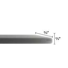 36" Inch Round Tempered- Glass Table Top Black- Glass 2/5" Inch Thick Beveled Polished Edge - As the Picture Shows - View 6