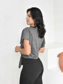 Women T-Shirts - 深灰色 - 查看 3