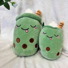 1 pezzo Cuscino peluche a forma di tè al latte simulato carino, bambola tazza di tè al latte alla frutta divertente, regalo per il letto - Multicolore - Visualizzare 5