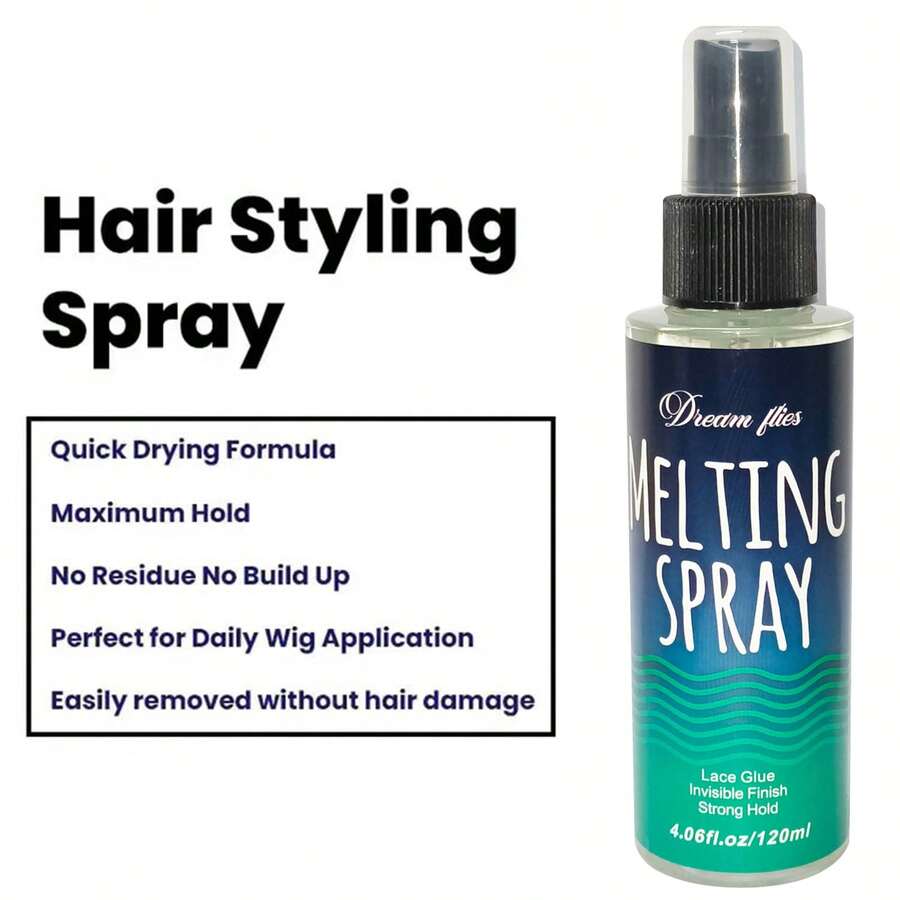 120ml Lace Melting And Holding Spray GlueLess Hair Adhesive For Wigs