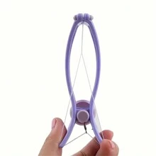 Threading Machine For Women, Eyebrow Face And Body Hair Threading And Removal System Kit Tweezers For Eyebrows, Threading Tool, Threading Machine For Women Epilators - Mauve Purple - View 6