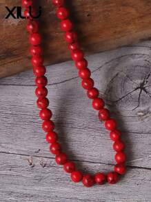 1條西部牛仔風格多彩珍珠項鍊，可自由配色 - 項鍊 - 查看 20