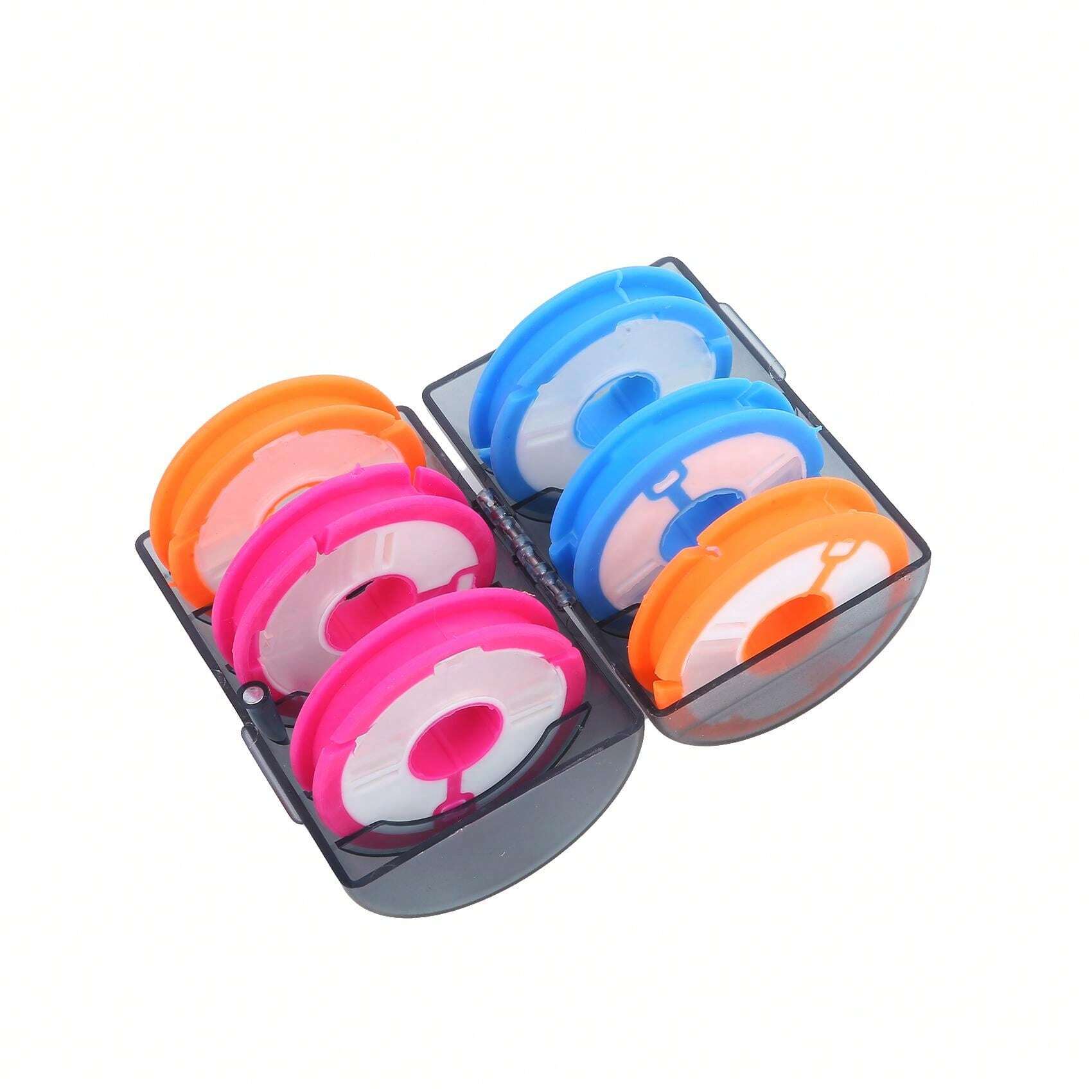 Colorful Main Line Box, Silicone Fishing Line Spool Box, DoubleLayer