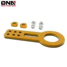 2.45" Anodized Brushed Cnc Billet Aluminum Front Bumper Racing Tow Hook Kit Gold - Gold - View 5