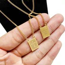 Men Chain Necklaces - 金色 - 查看 1
