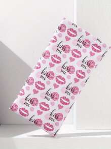 1 pieza Estuche plegable y portátil para gafas de mujer/niña con estampado - Multicolor - Ver 3