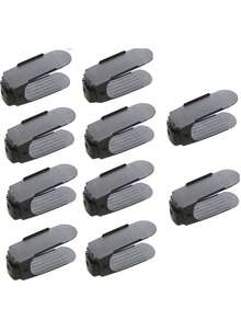 10pcs Double Shoe Bracket Shoe Storage Shoe Rack Bracket Bracket Adjustable Put Shoe Cabinet Save Space For Shoe Cabinet, Dormitory, Rental Room - Multicolor - View 14