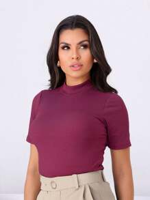 Women Tank Tops & Camis - 酒紅色 - 查看 1