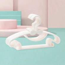 10 cái/bộ Móc treo quần áo bằng nhựa cho bé, Giá phơi quần áo liền mạch, Máy sấy quần áo trẻ sơ sinh đa chức năng Người ủng hộ - Nhiều màu - Xem 13