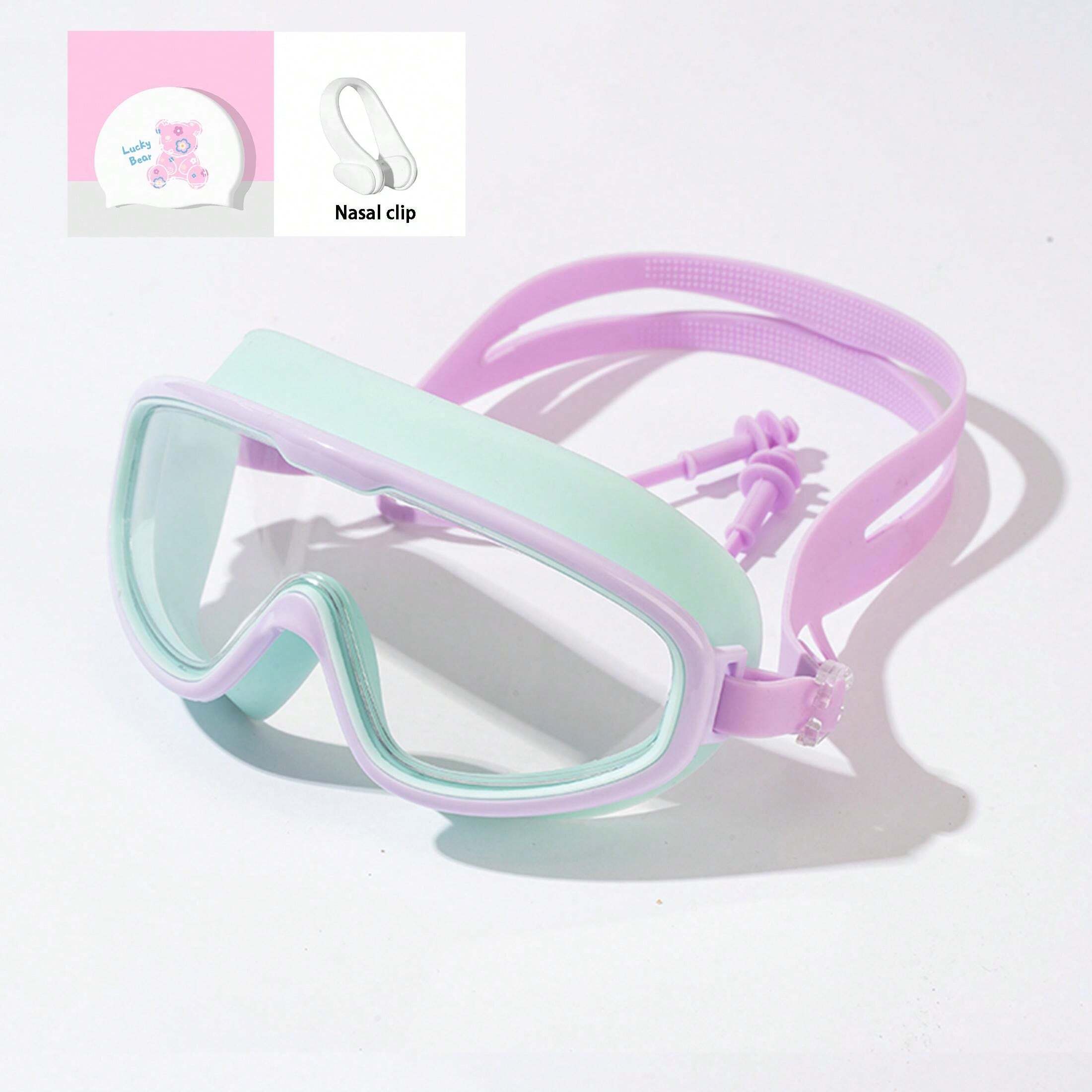 Lunettes De Natation Professionnelles Pour Adultes Avec Pont De Nez Lunettes Anti-Buée Étanches