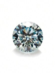 One High-End Mozambique Tourmaline Loose Diamond Round Shape Eight Hearts & Arrows VVS Clarity Unique High-Quality Jewelry, Customizable