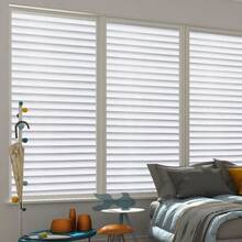 1 Roll 45cm X 500cm Opaque Horizontal Striped Window Film, White Stickers Sticker Personalised Stickers - White - View 7